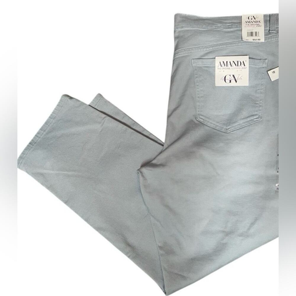NWT GLORIA VANDERBILT AMANDA Jeans Hydra Blue Slimming Women's 16P